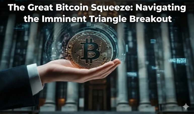 Bitcoin triangle pattern breakout