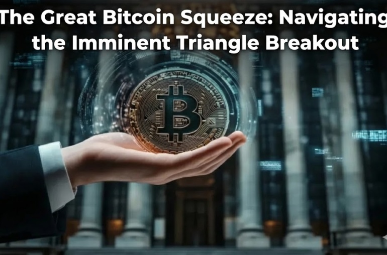 Bitcoin triangle pattern breakout