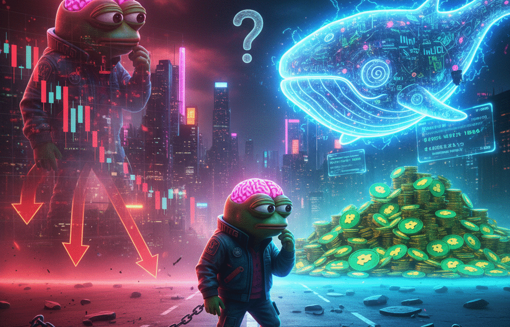Pepe Coin at a Crossroads: Bearish Pattern Clashes with Whale Accumulation